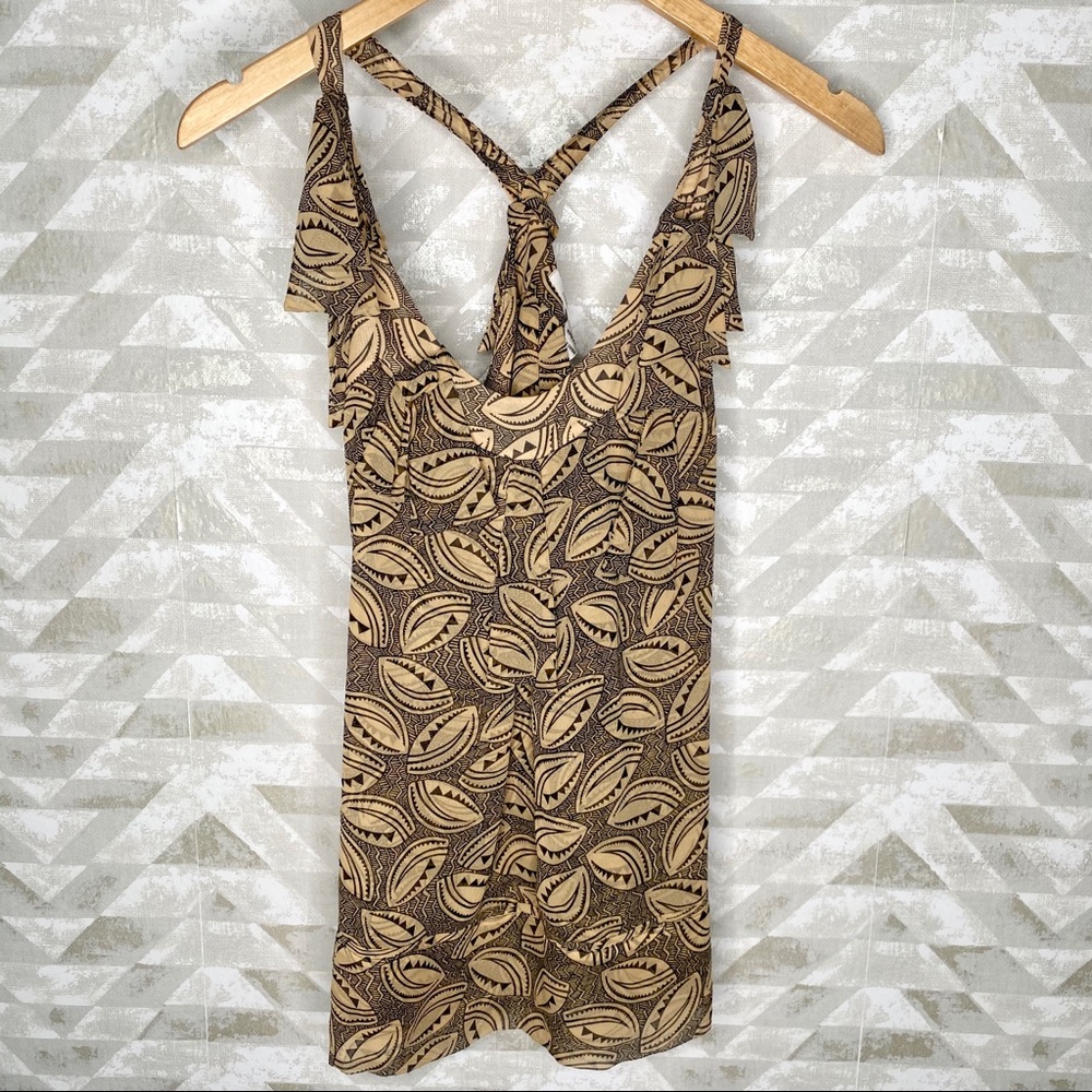 Diane Von Furstenberg silk eye print tank